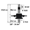 PIASTA ADAPTER NOŻA MTD kosisa 50' LEWA 1