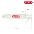 Prowadnica 30 cm Oregon wymiary