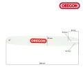 Prowadnica 35 cm Oregon 140SDEA318 wymiary