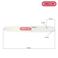 Prowadnica 40 cm Oregon 160SDEA074 wymiary
