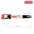 Prowadnica 38 cm Oregon 158PXLBK041 wymiary