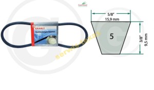 PASEK NAPĘDOWY 15,9 X 660 LA 5/8'' X 26''