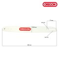 Prowadnica 40 cm Oregon 160SDEA041 wymiary