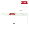 Prowadnica 40 cm Oregon 160SDET041 wymiary
