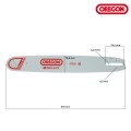 Prowadnica 40 cm Oregon 163SLGD025 wymiary