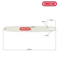 Prowadnica 40 cm Oregon 164MLEA041 wymiary