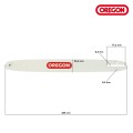 Prowadnica 45 cm Oregon 180SDEA095 wymiary