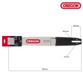 Prowadnica 50 cm Oregon 203VXLGD025 wymiary