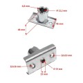 PIASTA NOŻA NAC S420 C460 S460 S510 22,2MM 46MM WYMIARY