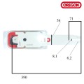 Zestaw Oregon prowadnica + łańcuch 140SDEA074 35 CM wymiary