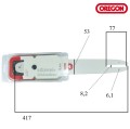 Zestaw Oregon prowadnica + łańcuch 140SDEA041 35 CM wymiary