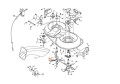 NÓŻ 46,4CM HUSQVARNA CT130 CT135 CT151 schemat