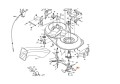 NÓŻ 46,4CM HUSQVARNA CTH 172 PRAWY GÓRA 5321863-87 schemat