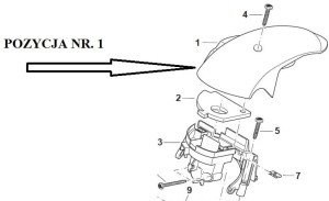 POKRYWA CYLINDRA MAKITA DOLMAR PS DCS 34 36 41 45-