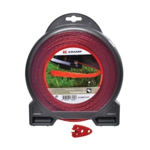 ŻYŁKA SPIRALNA 2,4MM 88M CICHA CZERWONA KRAMP