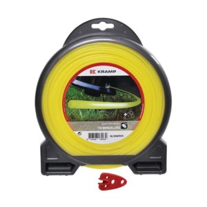 ŻYŁKA OKRĄGŁA 2,4MM 88M NYLONOWA ŻÓŁTA KRAMP NOŻYK