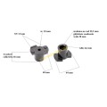 PIASTA ADAPTER NOŻA KOSIARKA NAC DY 164PMB 22,2 mm wymiary