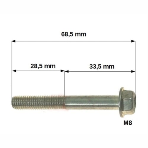 ŚRUBA GŁOWICY HONDA GX 140/160 95723-08060-00