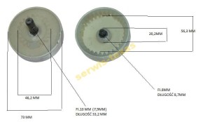ZĘBATKA BĘBEN PILARKI STIHL 4772-10108