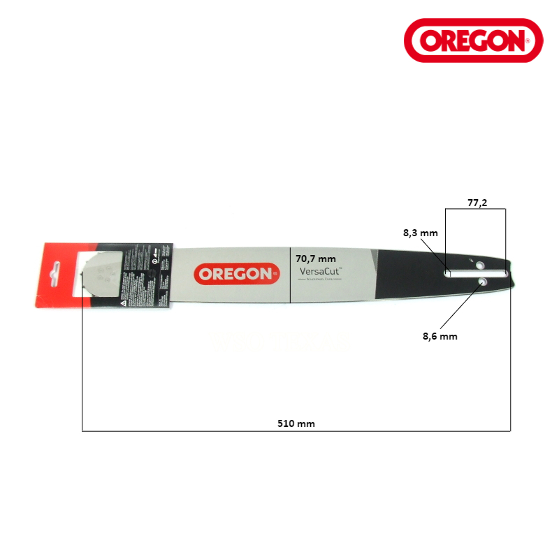 Prowadnica 45 cm Oregon 188VXLHK095