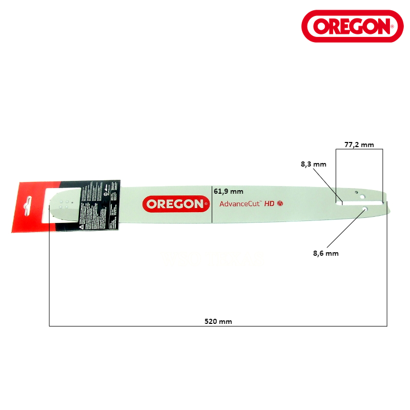 Prowadnica 45 cm Oregon 180MPBK095