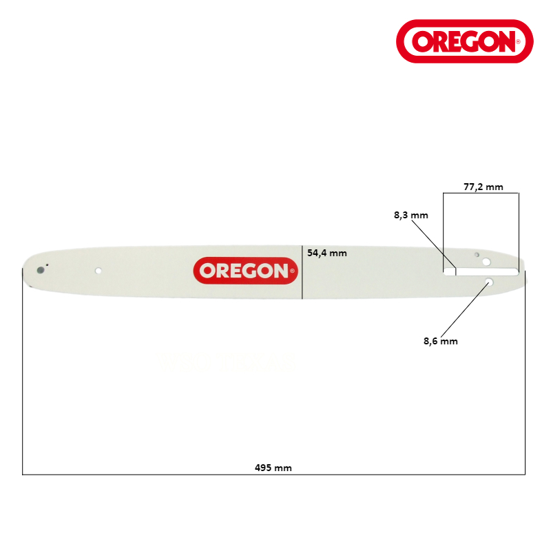 Prowadnica 45 cm Oregon 180SDEA095