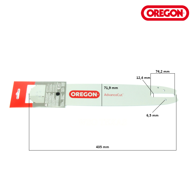 Prowadnica Oregon 153SFHD025 38 CM wymiary